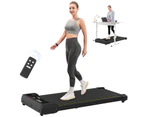 ADVWIN Under Desk Walking Pad Home Compact Portable Walking Jogging Machine Office Fitness Equipment Max 8km/h, 120KG Capacity, Low Noise