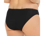 Bonds Hipster Bikini Womens Ladies Comfy Underwear Undies Panties Brief - Black