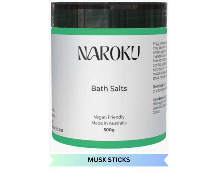 Bath Salts 500g - Musk Sticks