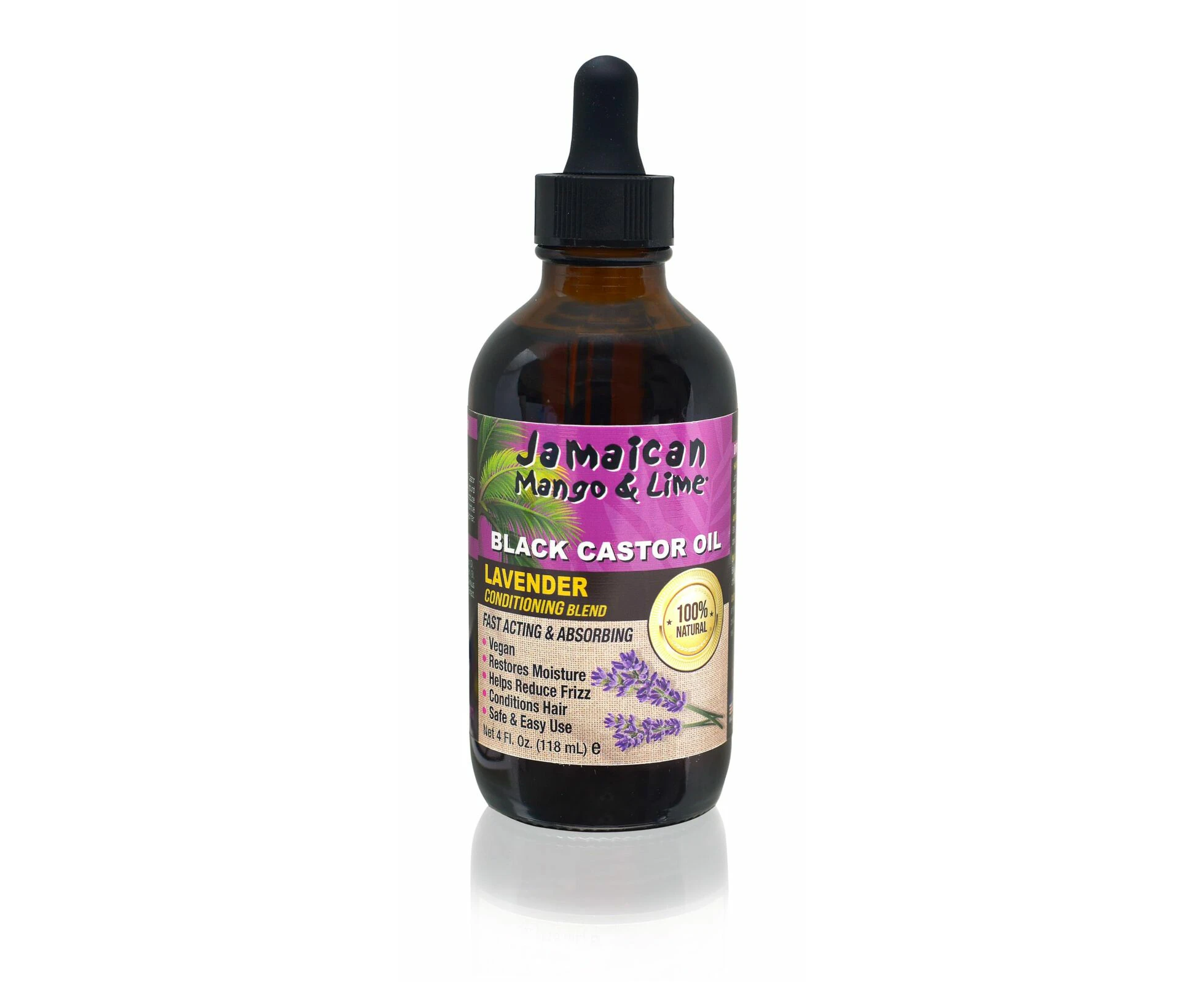 Jamaican Mango & Lime Black Castor Oil Lavender 118mL (4oz)