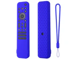 Slim Silicone Case for RMF TX810U Remote Control Pouch Anti-dirt Sleeves - Blue