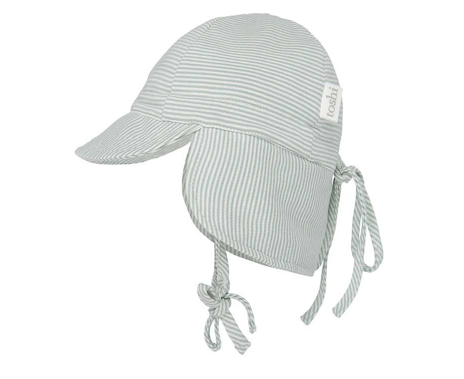 Toshi Flap Cap Baby Sage - Extra Small