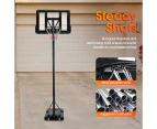 ProPulse Basketball Hoop Stand System Portable 1.36M-3.05M Height Adjustable