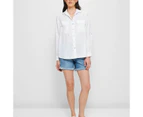 Target Washed Utility Shirt - White