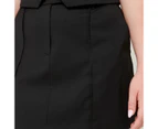 Tailored Mini Skirt - Lily Loves - Black