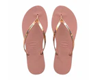 Havaianas You Metallic Thong - Crocus Rose