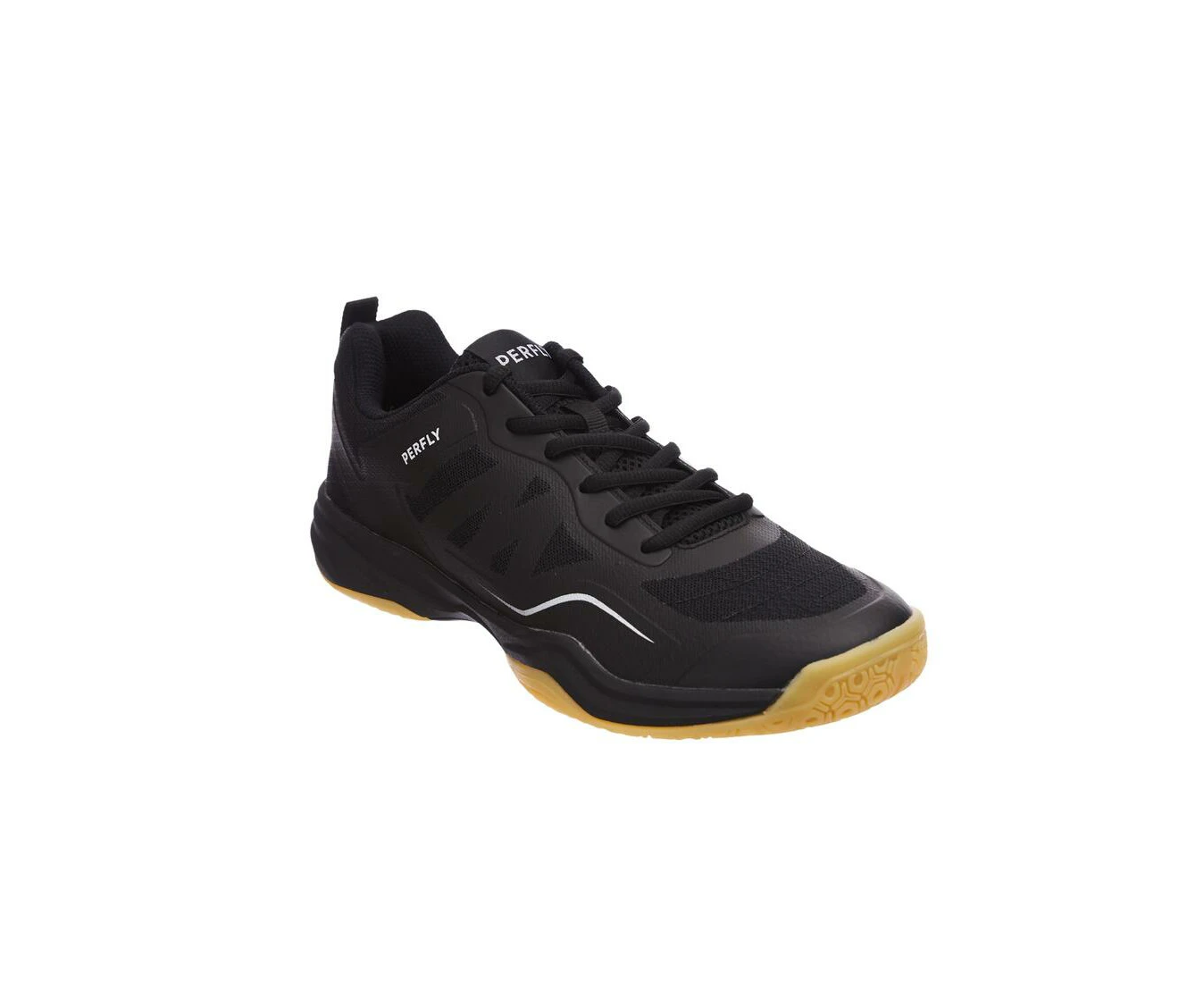 DECATHLON PERFLY Men's Badminton Shoes - BS 530 Black