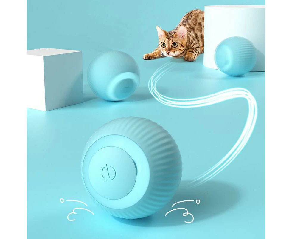 Electric Cat Ball Toys Automatic Rolling Smart Cat Toys Interactive for Cats