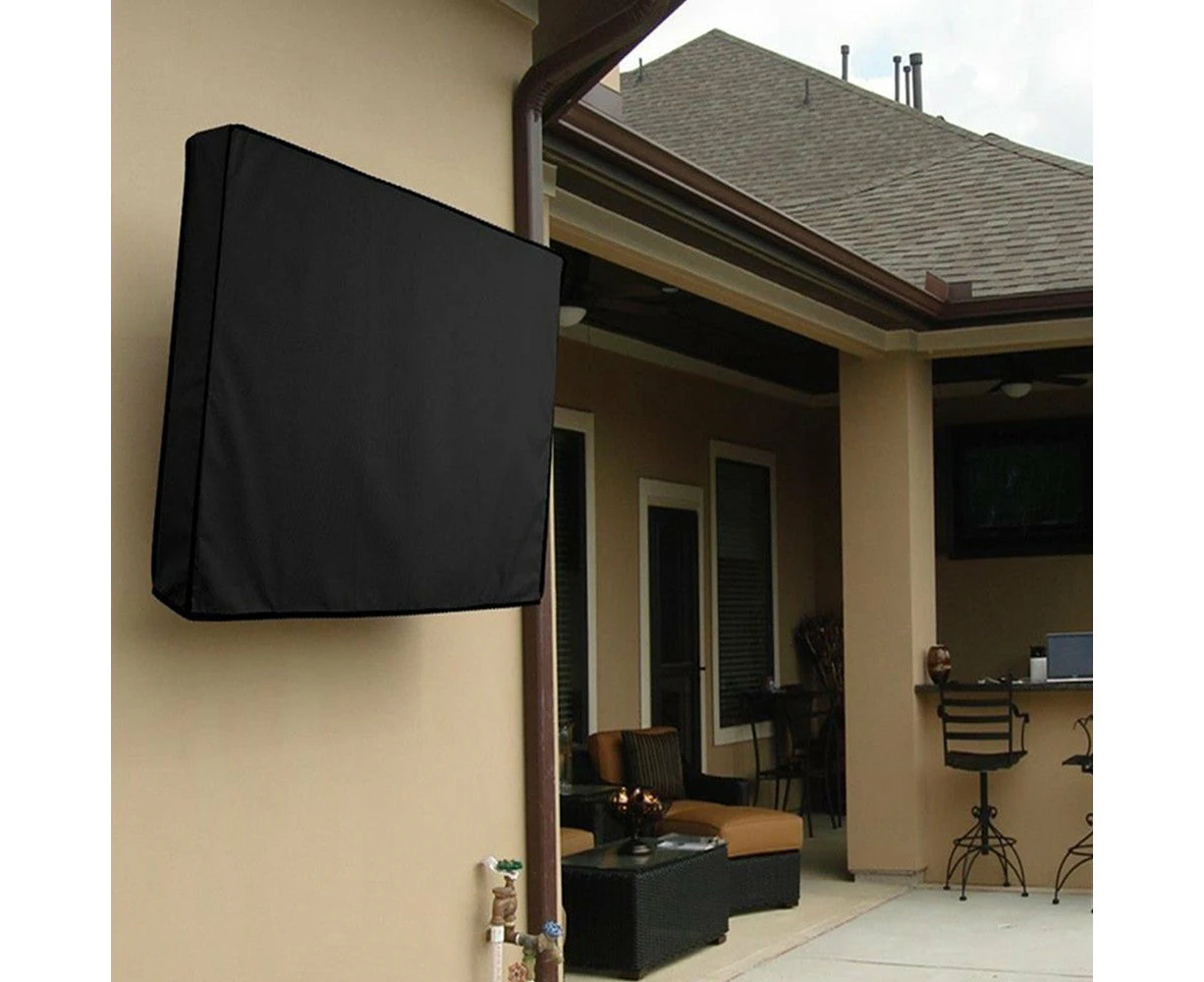 TV Cover Water Resistant Outdoor Patio Television Protective Case TV Cover Dustproof Protector Case - Fits 40-42 inches TV