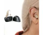 Rechargeable Hearing Aids for Seniors Noise Cancelling Hearing Aids Hearing Aids Amplifier Sound Assist Devices Black