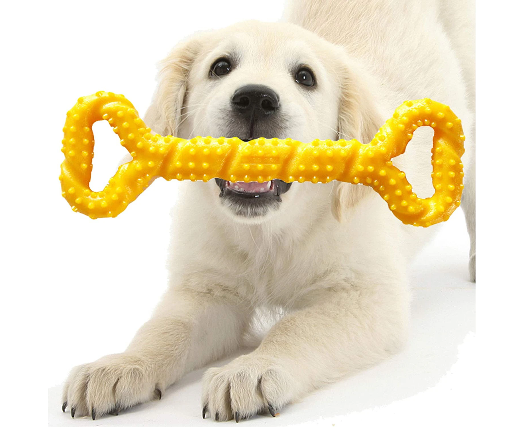 Indestructible Dog Toy for Aggressive Chewers, Sturdy Chew Toy, Safe and Durable Dog Bones for Large Dogs, Puppy Toy for Teething, Interactive Dog Toy