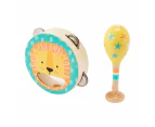 Wooden Tamborine & Maraca Set - Anko