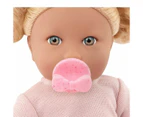 LullaBaby Baby Doll with Wavy Blonde Hair Blue Eyes & Fair Skin Tone