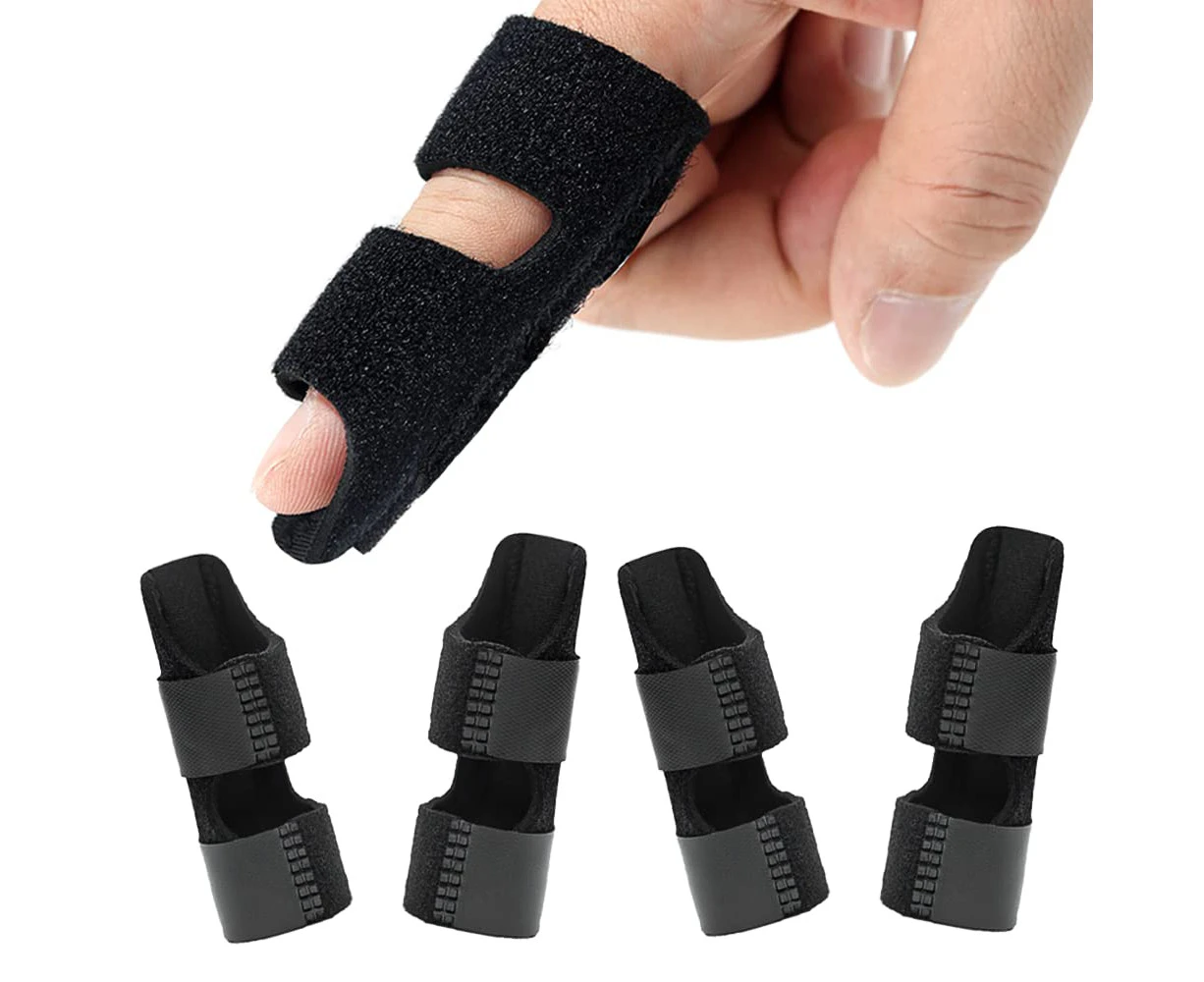 4pcs Trigger Finger Splint Finger Support Knuckle Fixation Broken Finger Protector