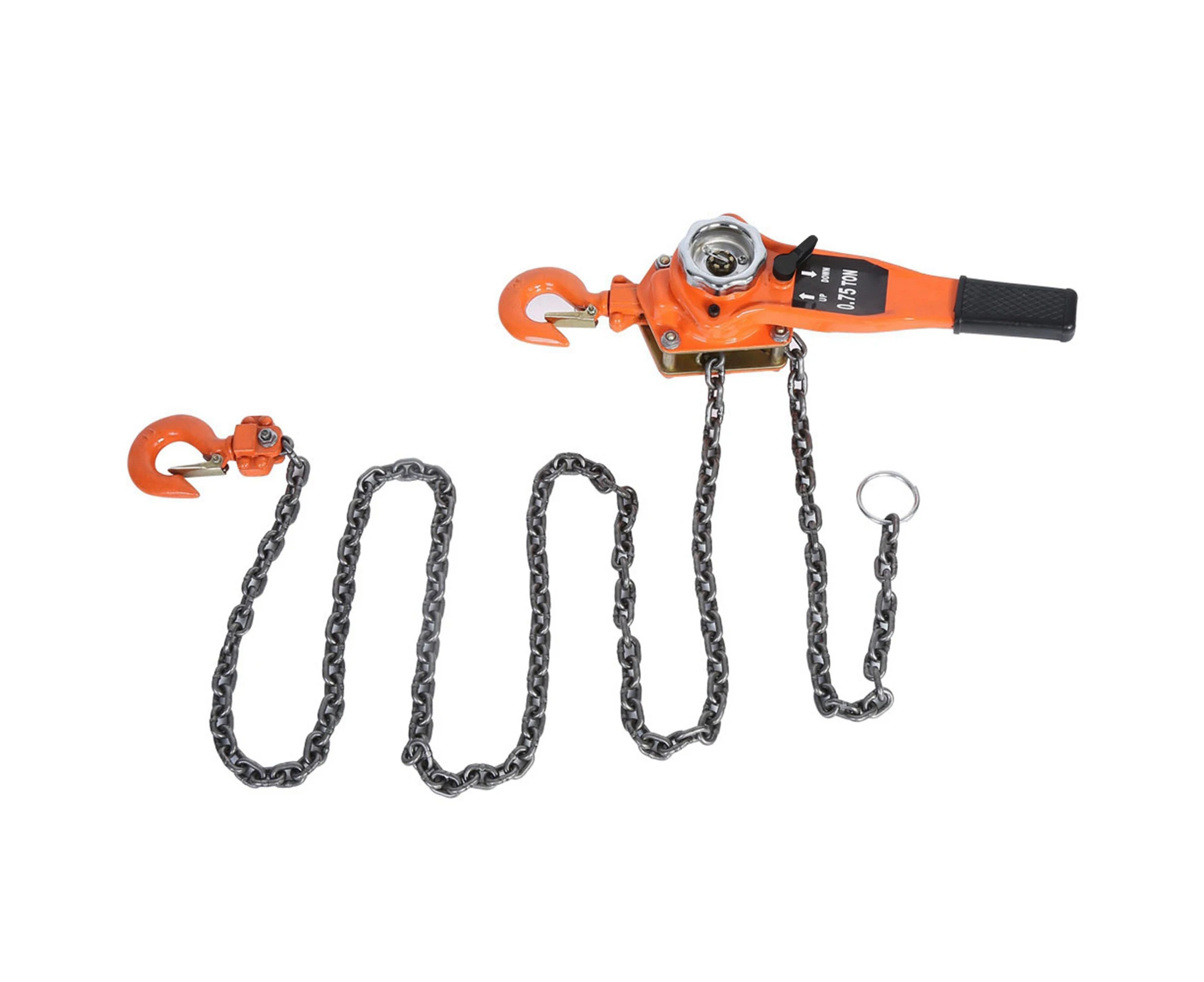 0.75t Orange Color Chain Block Hoist Ratchet Hoist Ratchet Lever Pulley Lifting 3meters