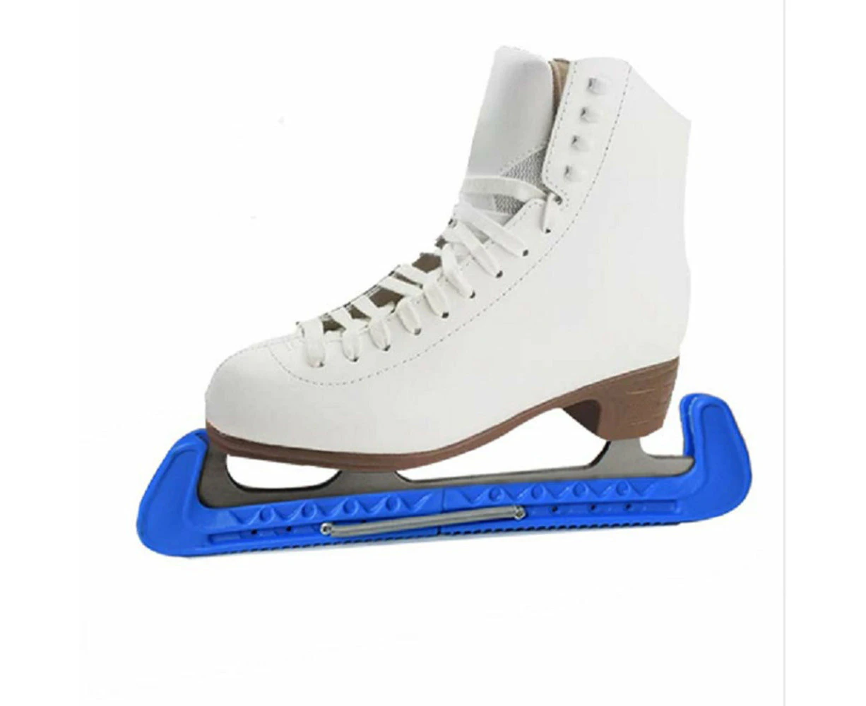 Ice Skate Blade Guards Hockey Skate Blade Protective Cover Blue