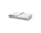 4pc Bambury Home Decor Tableware Linen Napkin Set 45x45cm Silver Woven