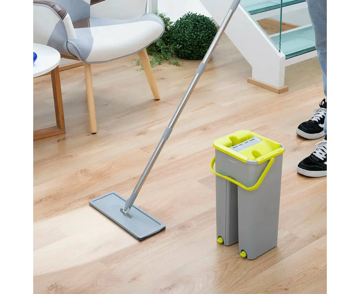 Mop with Dual Action Bucket Klirimop InnovaGoods