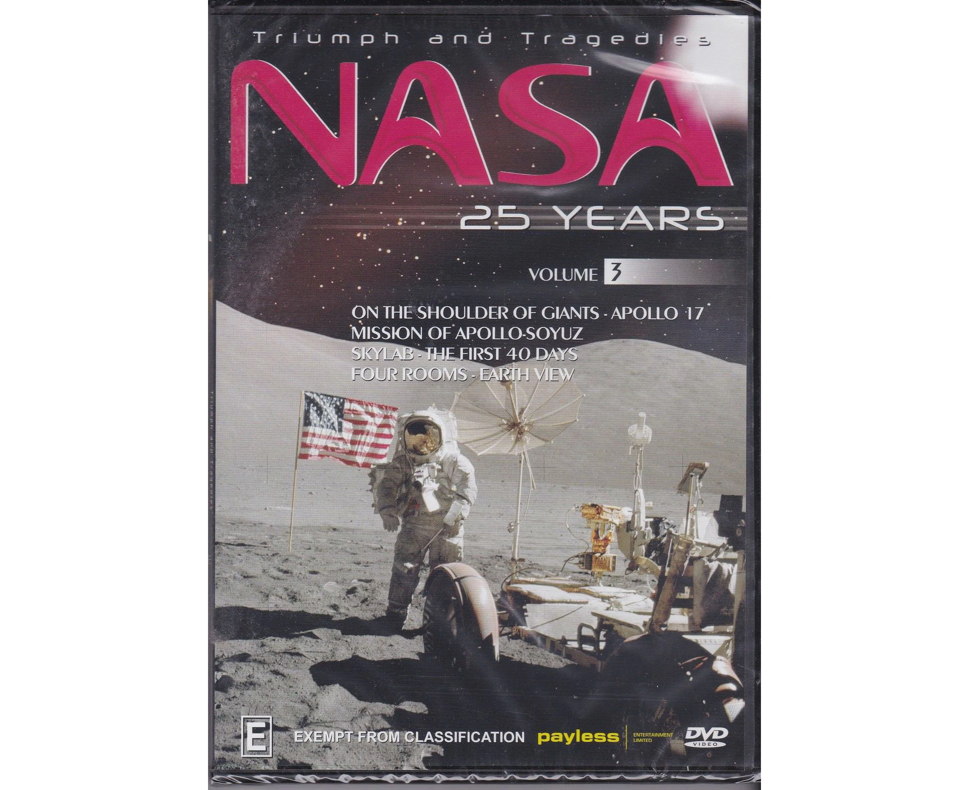 NASA 25 YEARS VOLUME 3 APOLLO- SKYLAB DVD