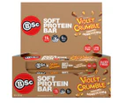 12 x BSc Violet Crumble Soft Protein Bar Caramel Honeycomb 55g