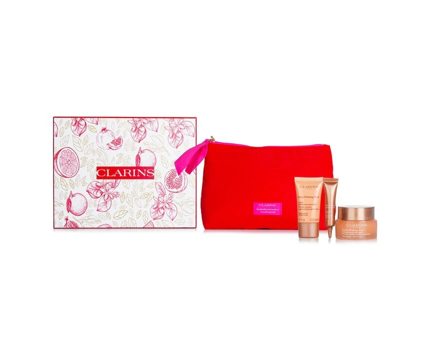 Clarins Extra Firming Set: 3pcs+1bag