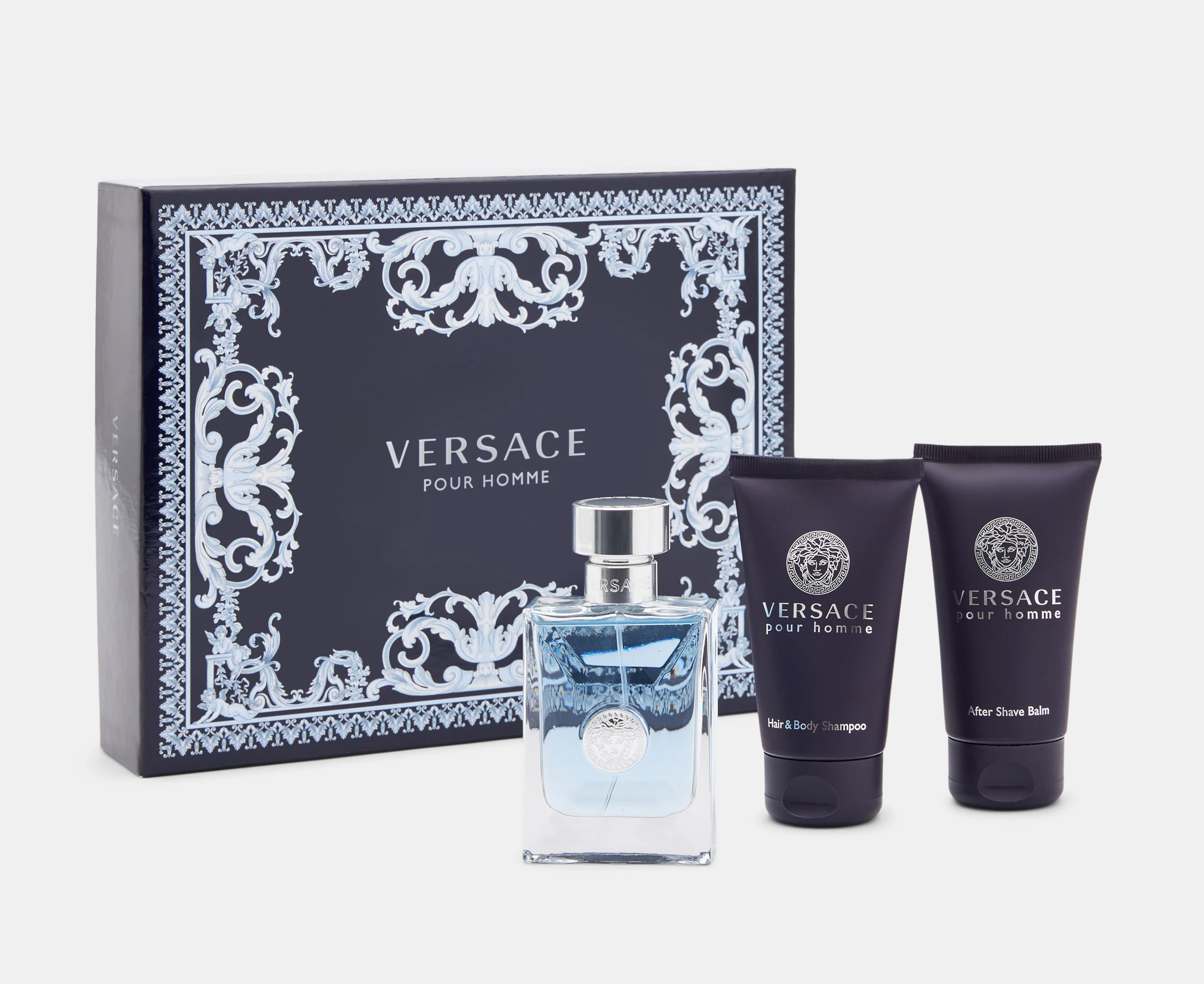 Versace Pour Homme For Men 3-Piece EDT Perfume Gift Set