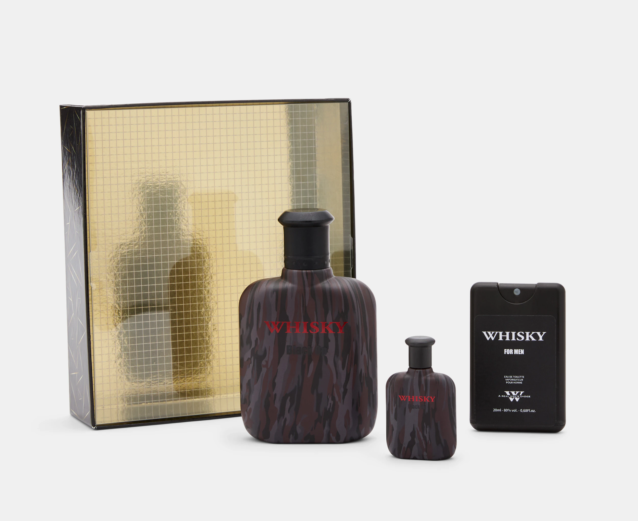 Whisky Black Op for Men 3-Piece Perfume Gift Set