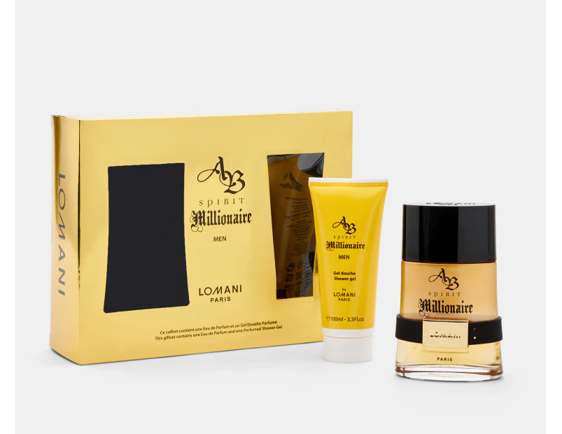 Lomani AB Spirit Millionaire for Men 2-Piece Gift Set