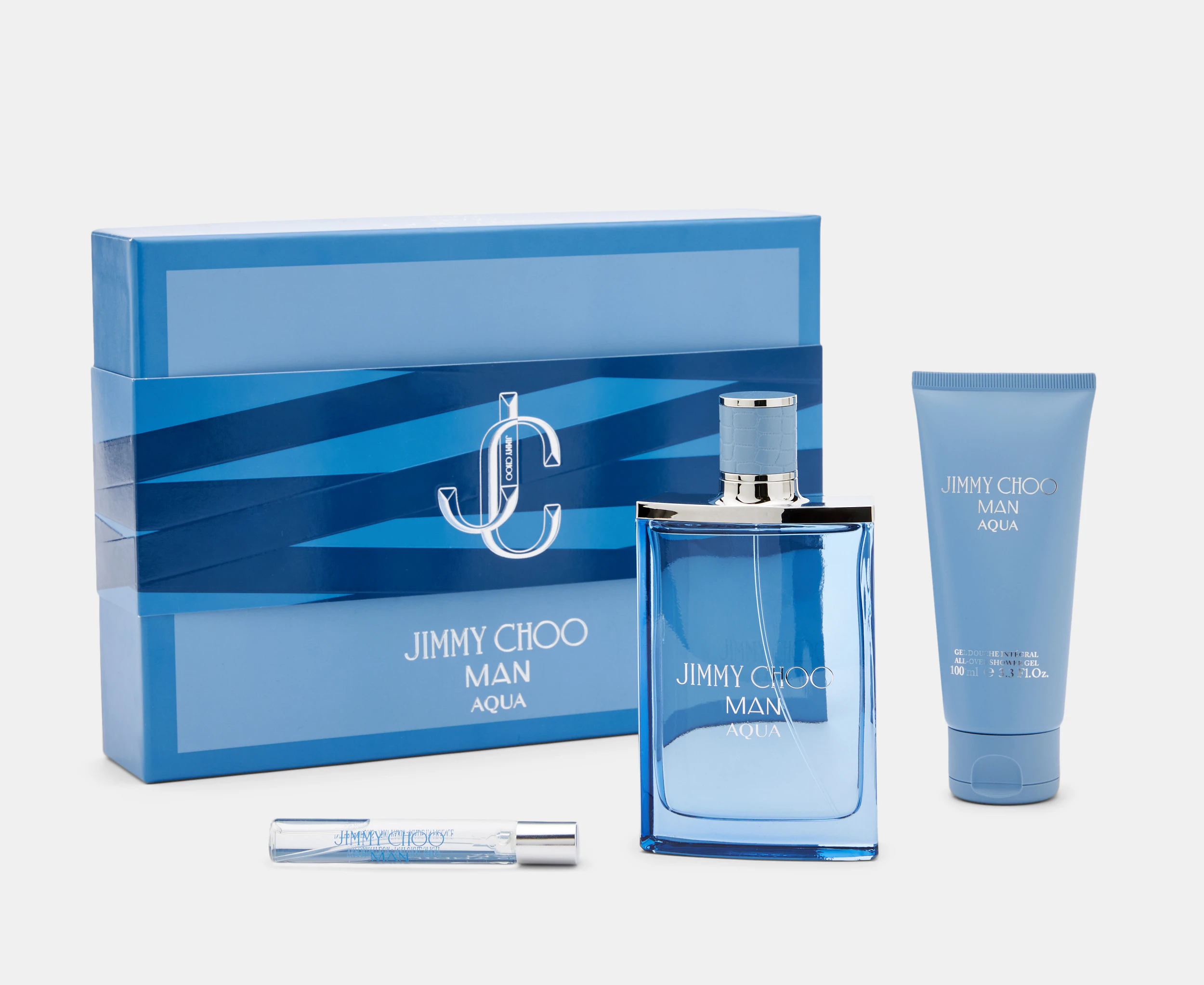 Jimmy Choo Man Aqua for Men 3-Piece Perfume Gift Set