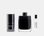 Mont Blanc Legend EDP for Men 3-Piece Gift Set