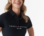 Tommy Hilfiger Women's Pineapple Corp Logo Polo Dress - Desert Sky