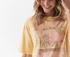 Billabong Women's Under The Sun Relaxed Tee / T-Shirt / Tshirt - Paloma