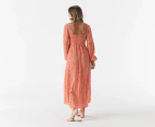 Billabong Women's Last Call Mini Floral Maxi Dress - Fire Side