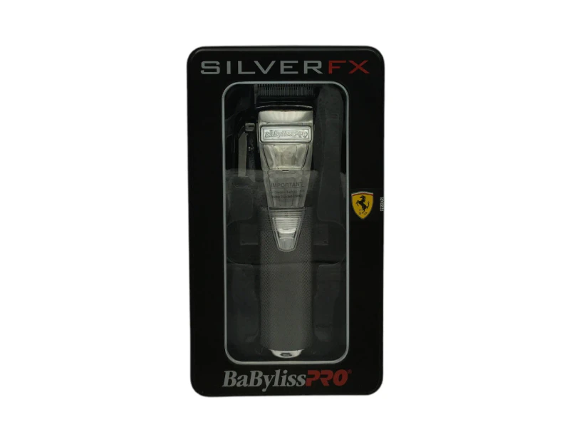 Babyliss Pro Silver FX Lithium Clipper - Silver Cord/Cordless