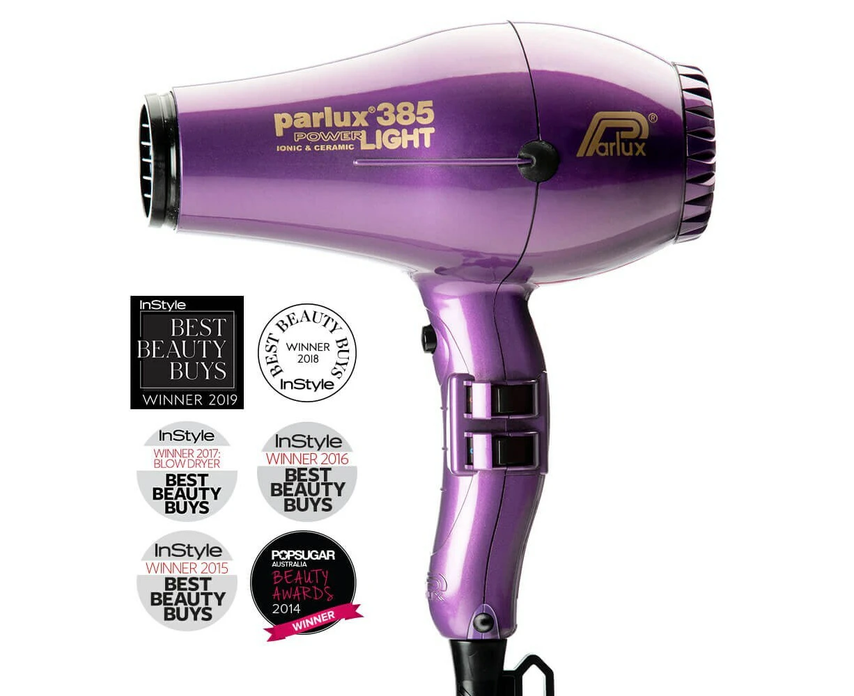 Parlux 385 Power Light Ceramic Ionic Hair Dryer Violet