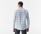 Tommy Hilfiger Men's Crinkle Checkered Shirt - Iconic Blue/Multi