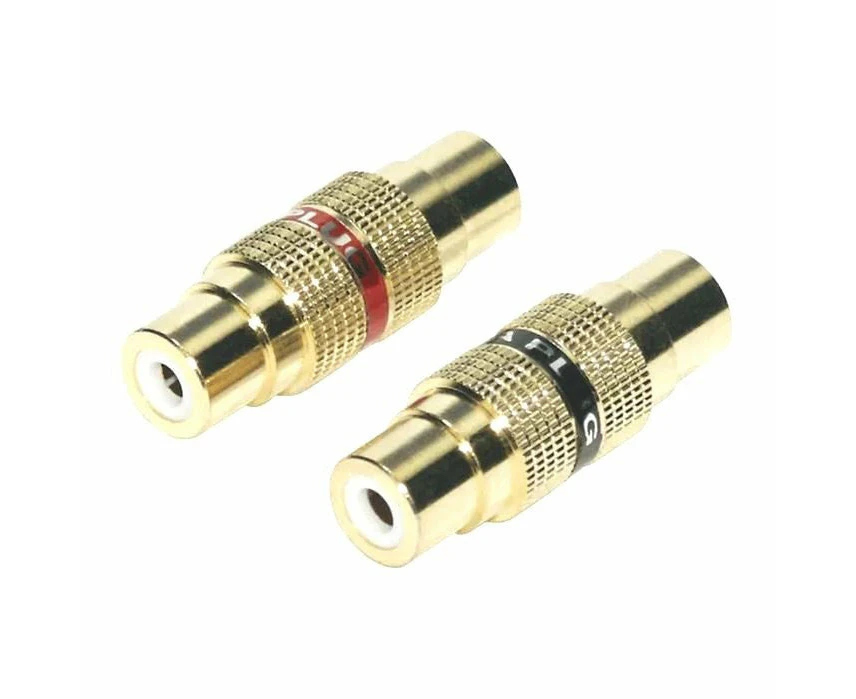 RAPTOR CONNECTOR GOLD BARREL FEMALE PAIR