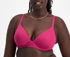 Bonds Women's Invisi Wirefree Bra - Plum Berries