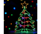 Jingle Jollys Christmas Lights 118cm Motif 288 LED Rope Light Outdoor Decoration