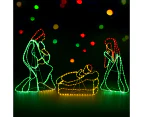 Jingle Jollys Christmas Lights 112cm Motif 552 LED Rope Light Outdoor Decoration