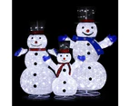 Jingle Jollys Christmas Lights 330 LED Fairy Light 3pcs Snowman Decorations Set