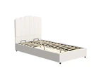 Artiss Bed Frame King Single Size Boucle FION