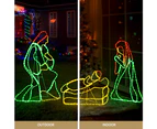 Jingle Jollys Christmas Lights 112cm Motif 552 LED Rope Light Outdoor Decoration