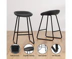 Artiss set of 2 Bar Stools Kitchen Dining Chairs Counter Stool PU Leather Metal