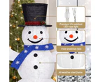 Jingle Jollys Christmas Lights 330 LED Fairy Light 3pcs Snowman Decorations Set