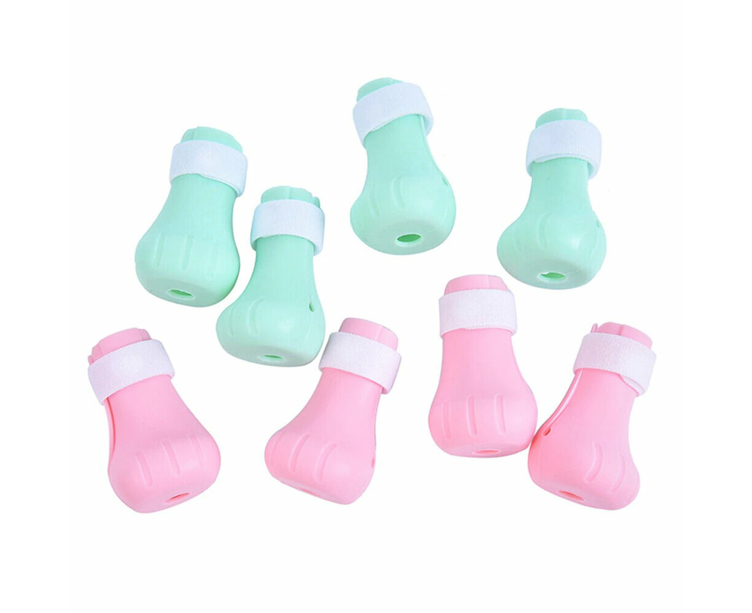 4pcs Cat Bathing Grooming Anti-Scratch Silicone Pet Socks for Bathing Feeding