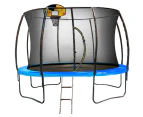 Kahuna Pro 14ft Trampoline with Mat, Reversible Pad, Basketball Set