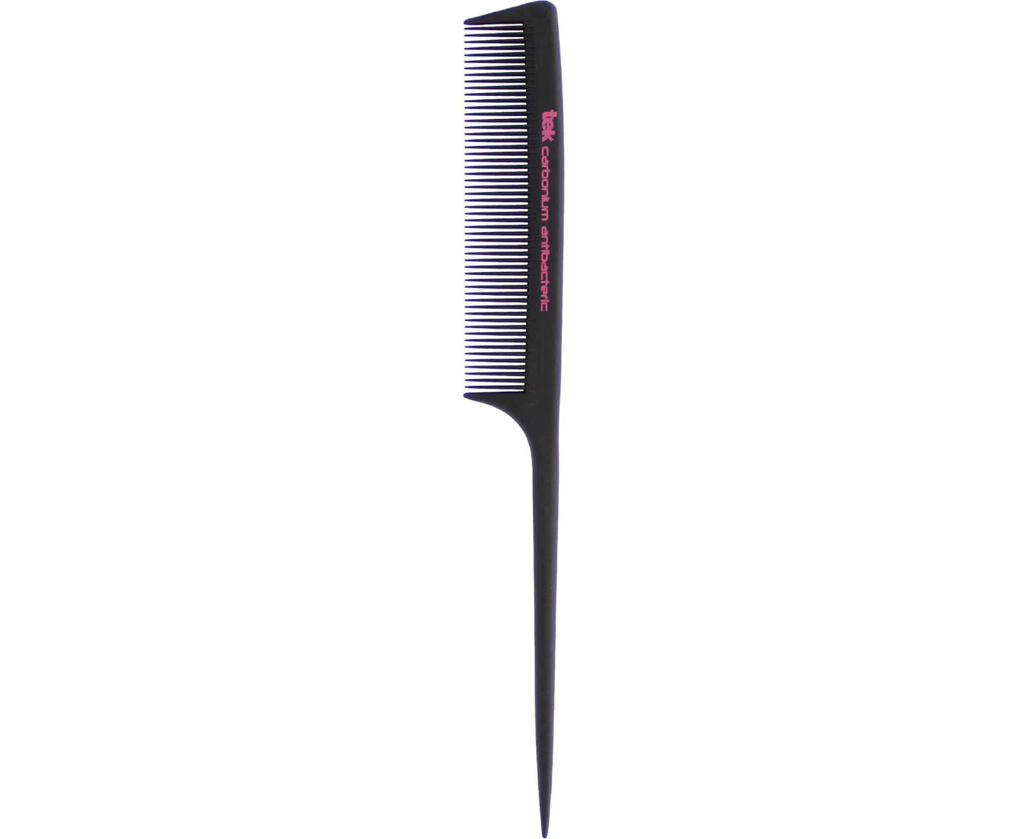 Tek Carbonium Professional Tail Comb with Very Fine Teeth - Tek