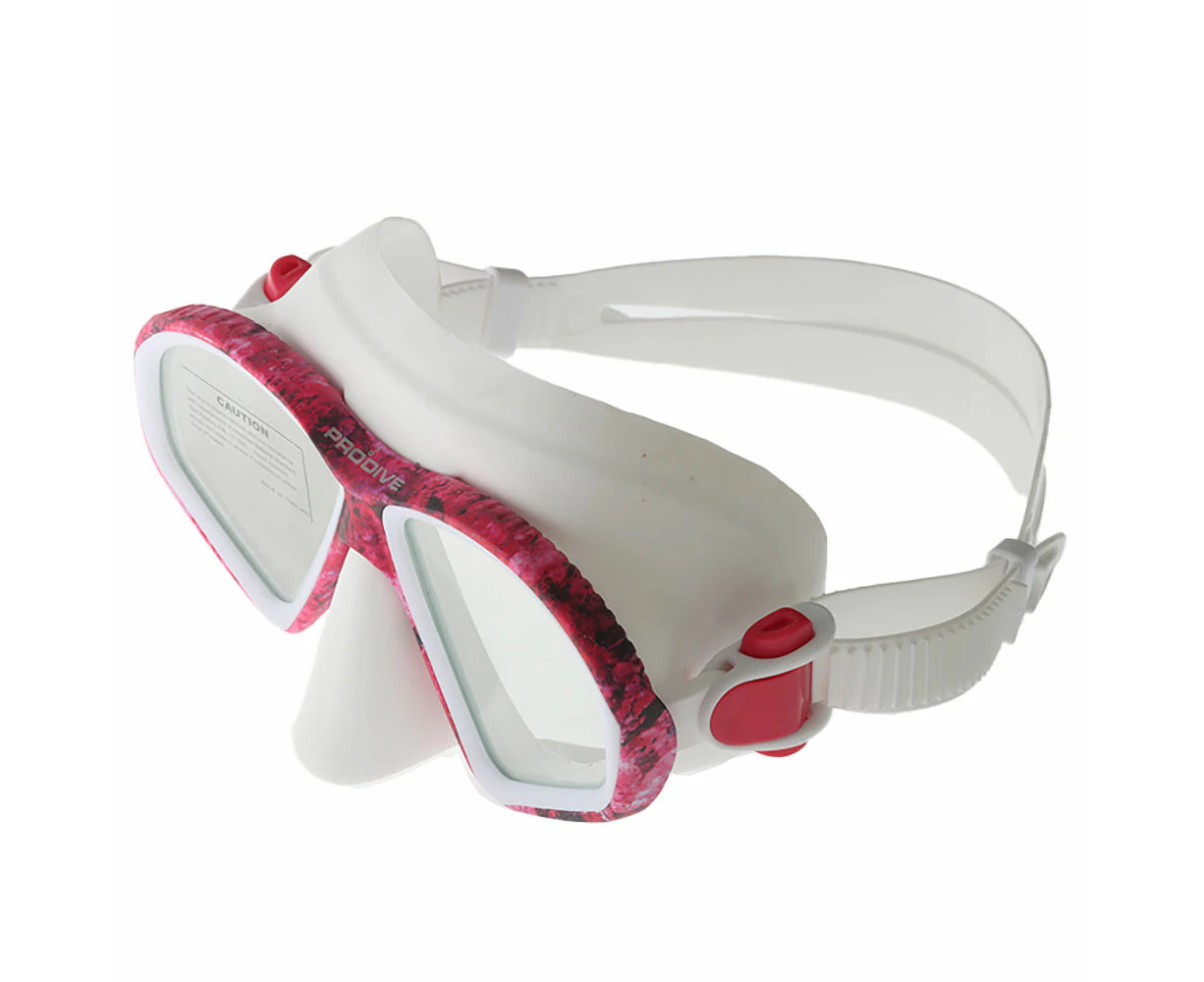 Pro-Dive Low Volume Adult Dive Mask Pink Coral