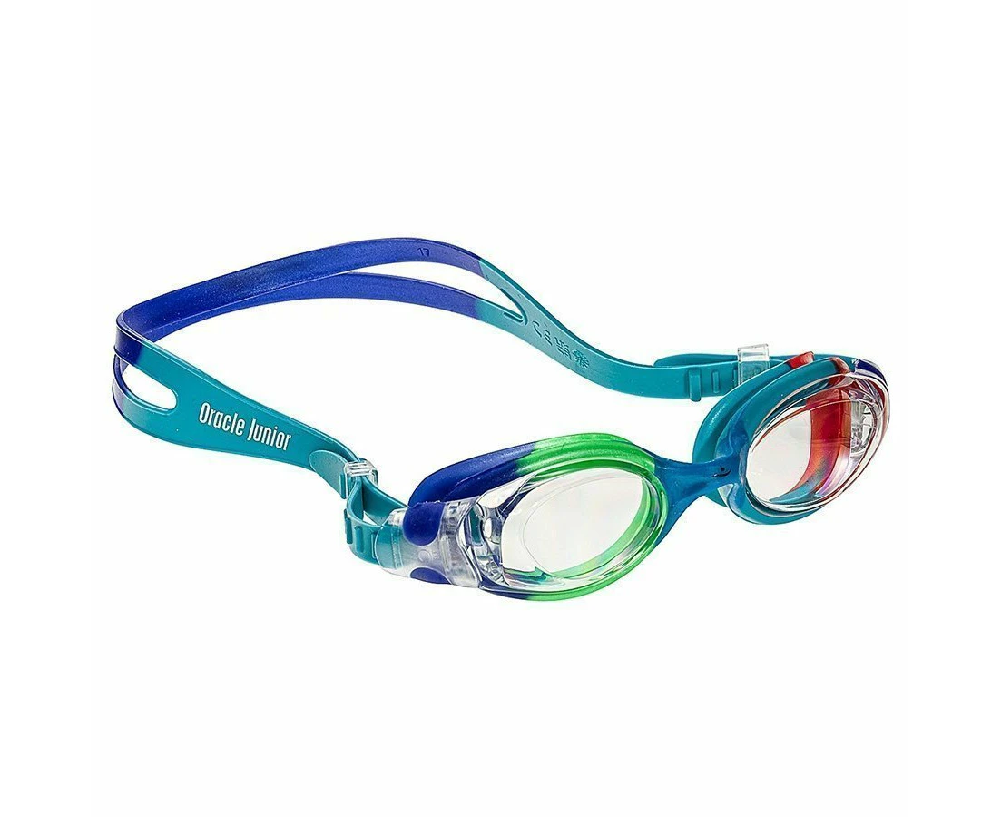 Aqualine Oracle Junior Swimming Goggles Blue/Green/Teal